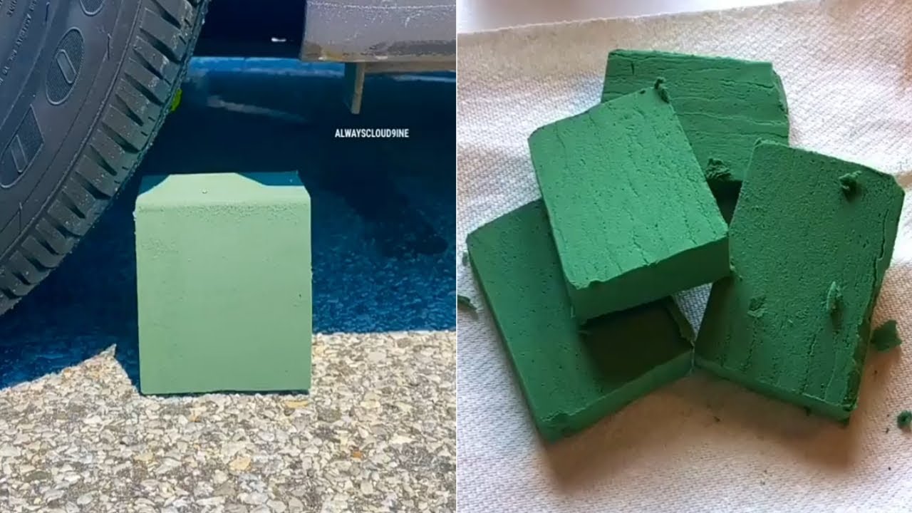 1 Hour Satisfying Floral Foam Compilation|Plain Foams|No Talking|Relaxing ASMR Video #3