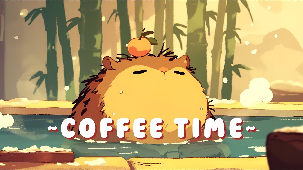 Capybara Lofi Music Station - Peaceful Lofi Hip Hop Beats ~ Cozy Times ~ 🦫 ✨ 🌙