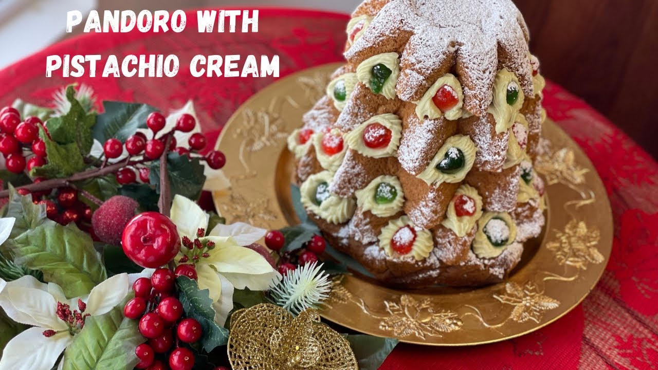 Holiday Pandoro with a Decadent Pistachio and Mascarpone Filling