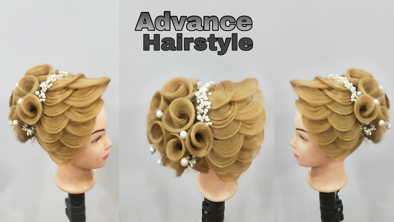 Latest western Hairstyle Advance International Hairstyle step by step video by Salim Ansari