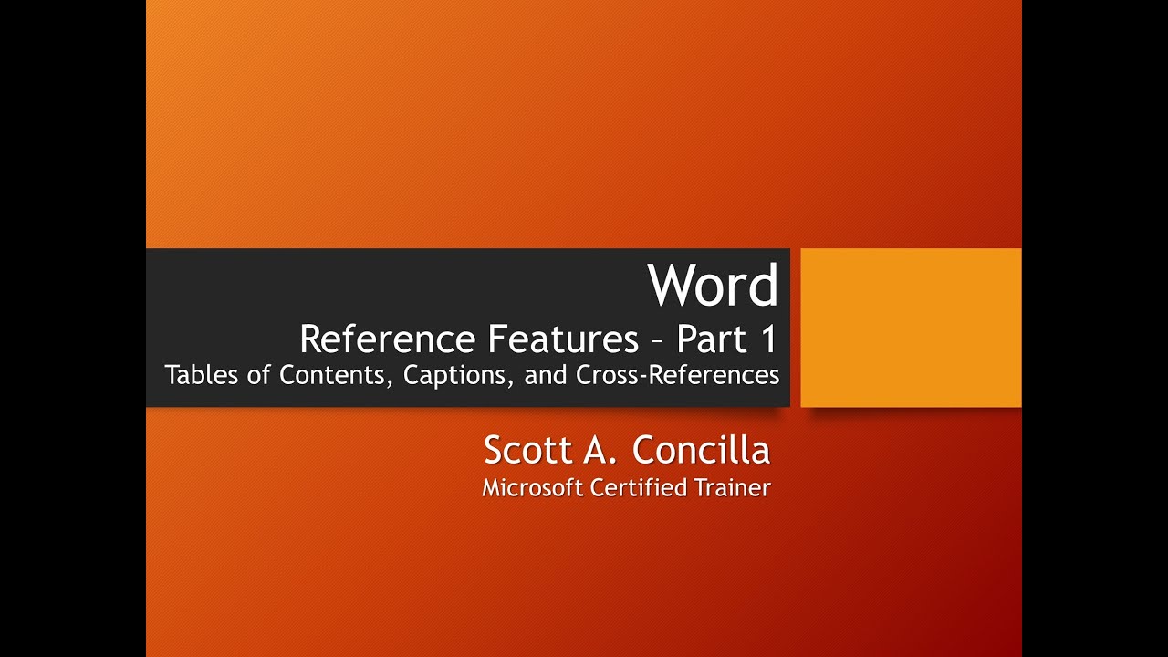 2020-04-02 - Word - Reference Features, Part 1