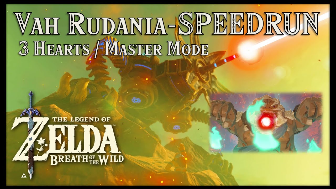 Beat Vah Rudania in 07:49 - Speedrun - Master Mode - Zelda Breath of the Wild