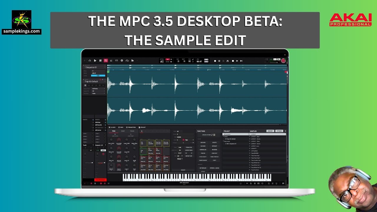 THE MPC 3 5 DESKTOP BETA: UNDERSTANDING AND WORKING SAMPLE EDIT