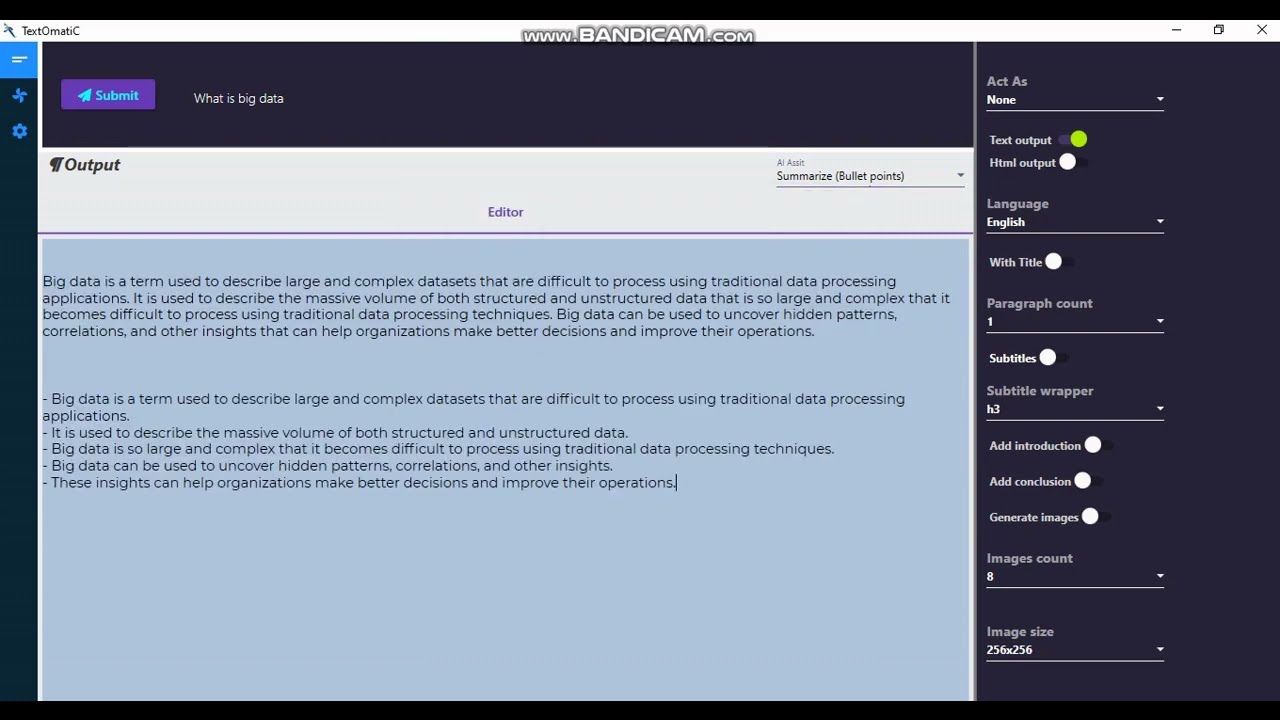 TextOmatic : Chat GPT tool