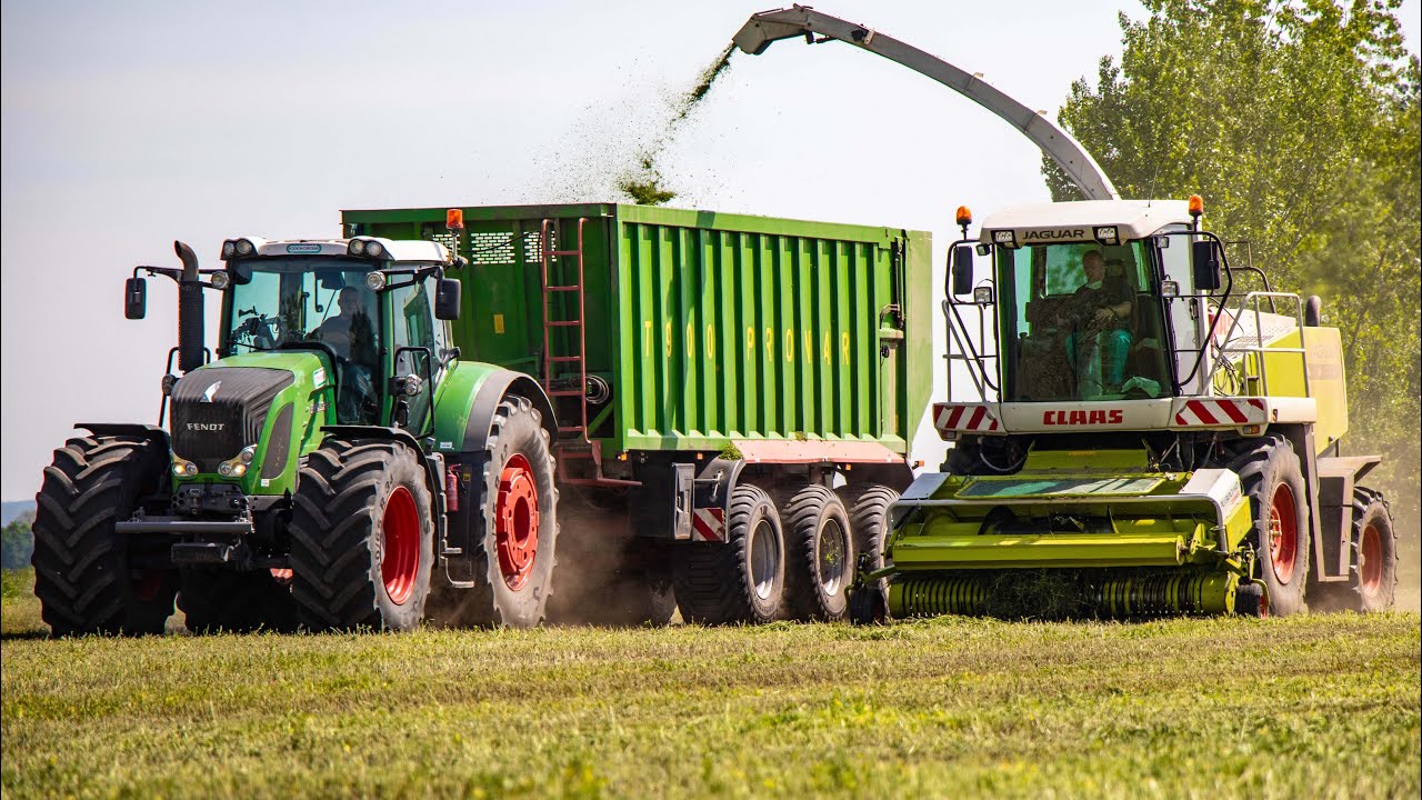 Senáž Lucerny 2020 s Claas Jaguar 850 Poľnohospodár Nové Zámky
