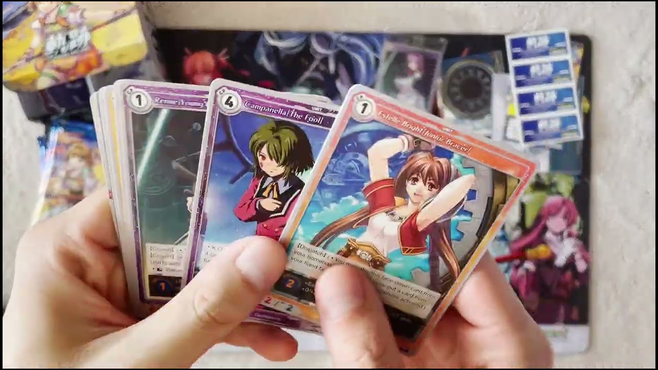 Opening another booster box of Trails TCG (English)