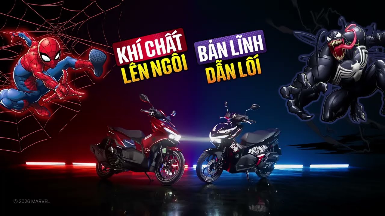 AIR BLADE X MARVEL   PHIÊN BẢN COLLAB BÙNG NỔ NHẤT NĂM