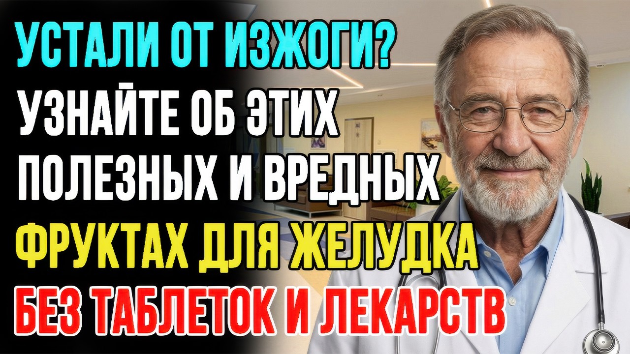 Постоянно страдаете от изжоги? Обратите внимание на эти 4 безопасных и 4 опасных фрукта.