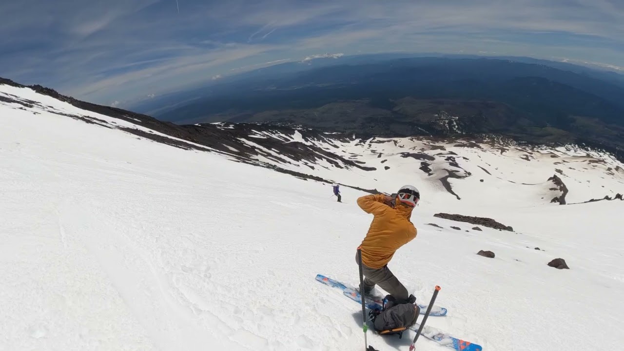 mt adams sw chutes gang bang backcountry skiing