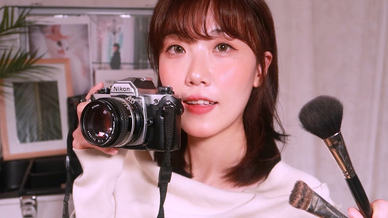 ASMR K-POP 아이돌 메이크업 촬영 체험하기 K-POP ldol make up Role Play