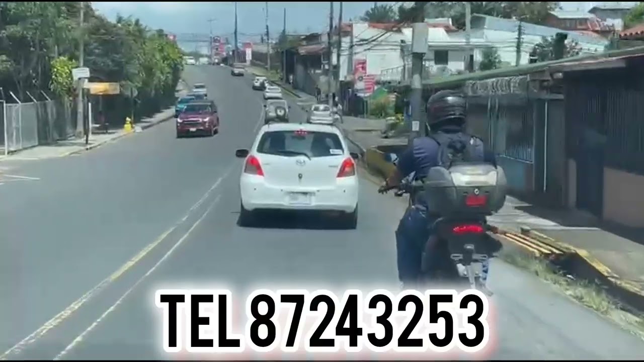 Ruta prueba Práctica san Ramón Febrero 2026.  Alquiler de autos, motos, etc 
