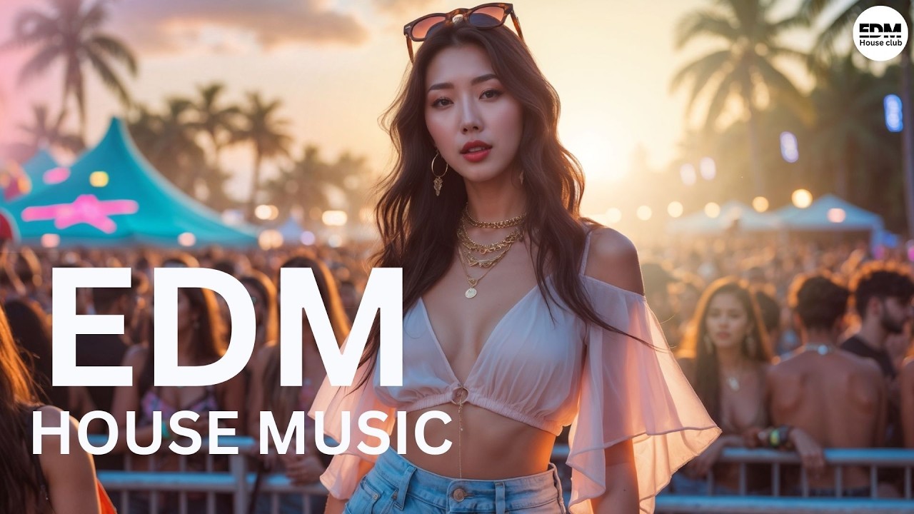 EDM Beach Party Vibes 🌴 |  Festival House Mix for Summer & Sunset