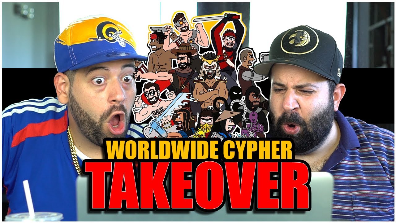 IT'S ABOUT THE BARS!! Worldwide Cypher Takeover - CHVSE, GAWNE, 100 Kufis, DuaneTV *REACTION!!