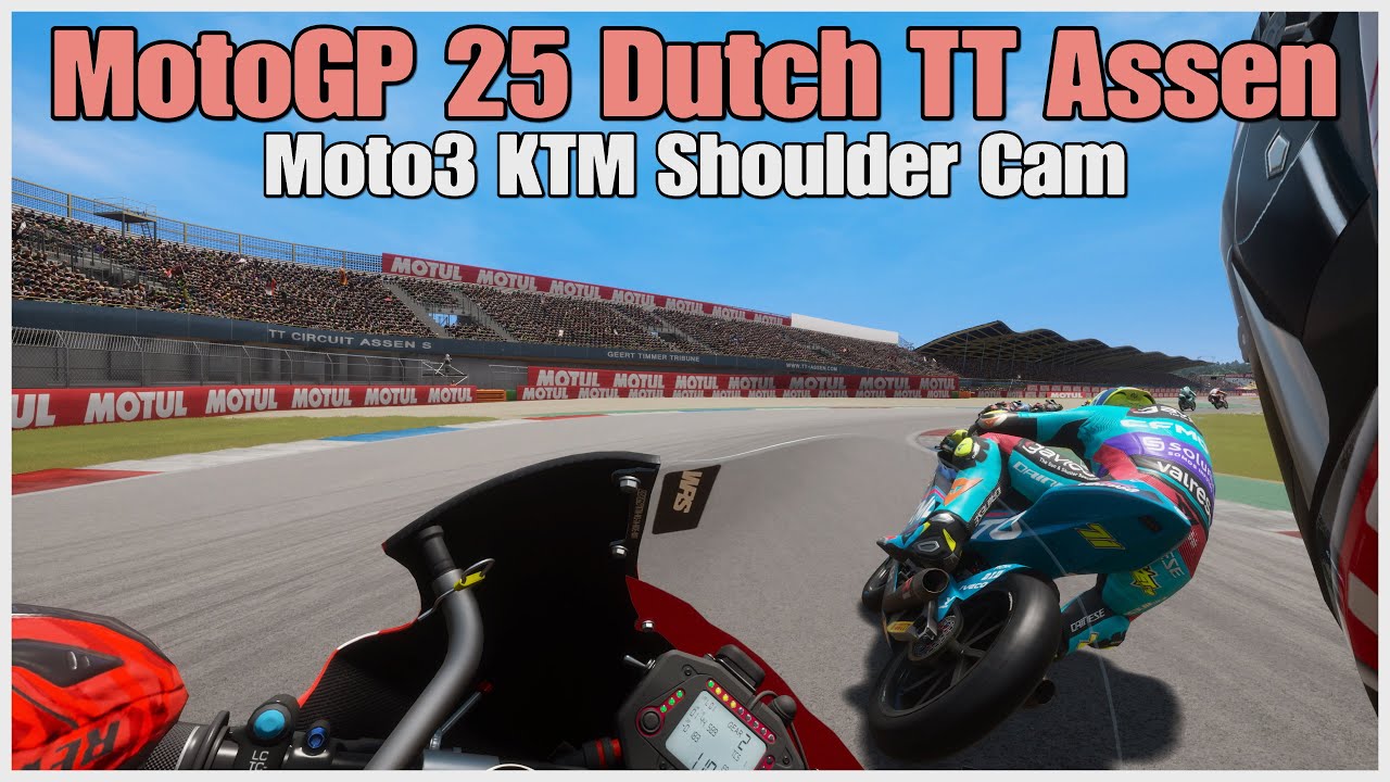 - MotoGP 25 Moto3 Assen - Shoulder Cam
