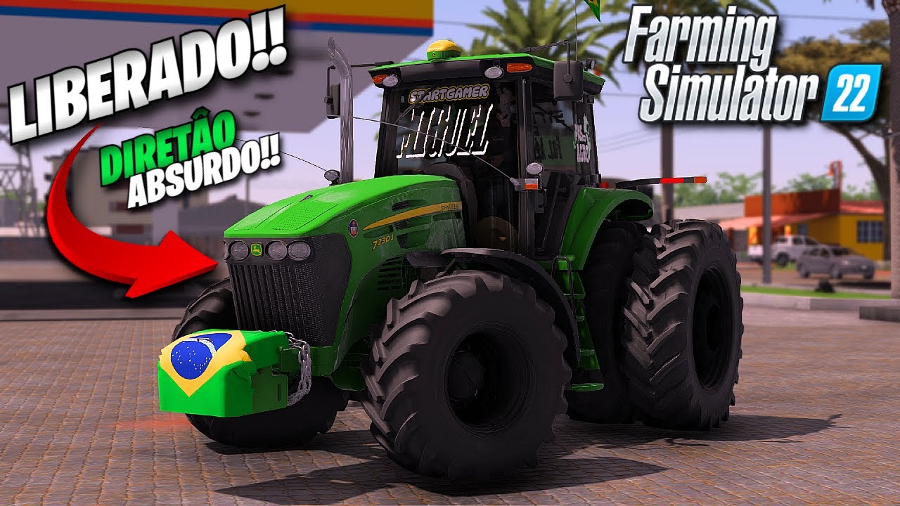 !!LIBERADO!! John Deere 7J230 Com Diretão e Válvula De Alívio Na Turbina - Farming Simulator 22 Mods