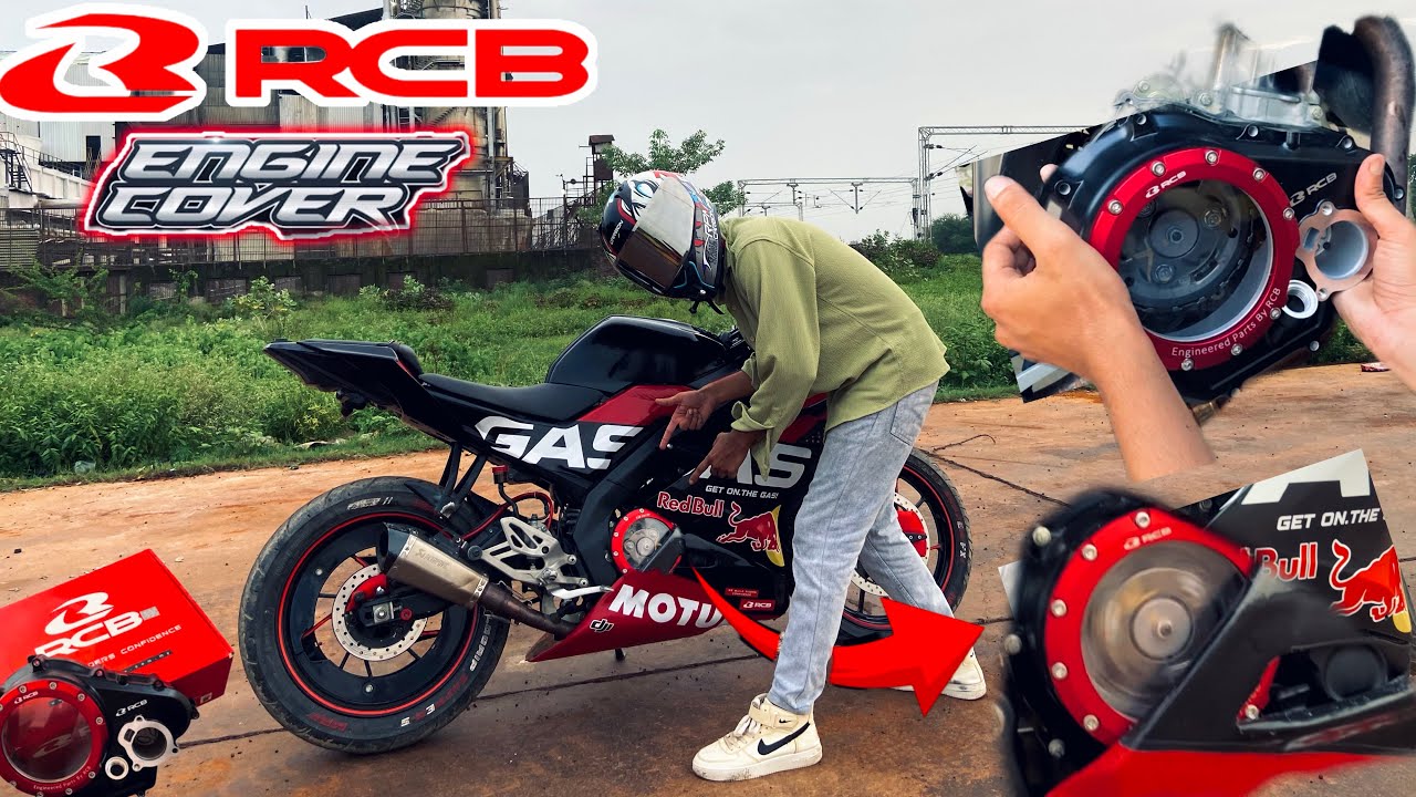 RCB Clear clutch install in R15v3 fully modify with 😻proper video how to install 🚀kaisi lgi MAVI 
