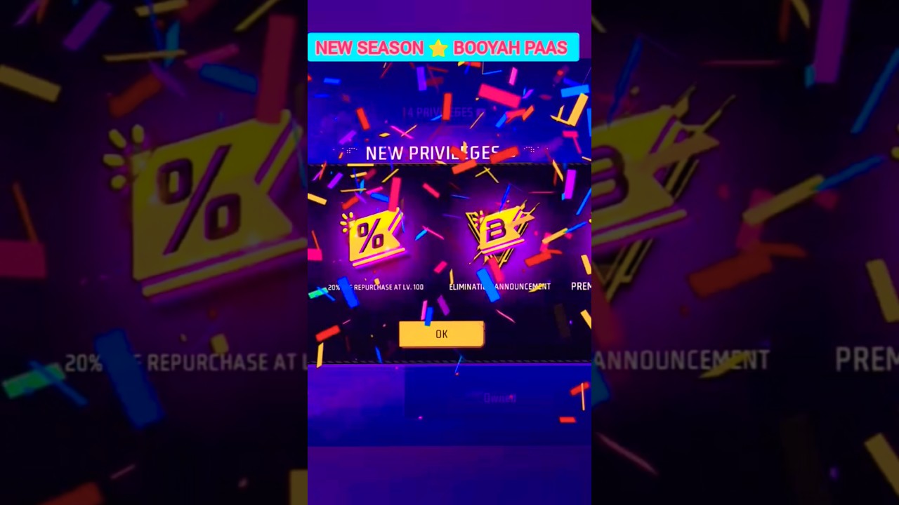 October Booyah paas | elite pass | #freefire #trending