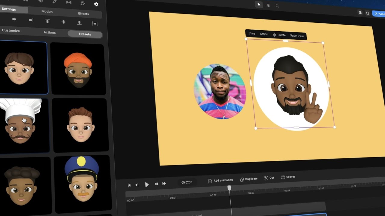 (New) Create Your Own Animated 3D Avatar in seconds