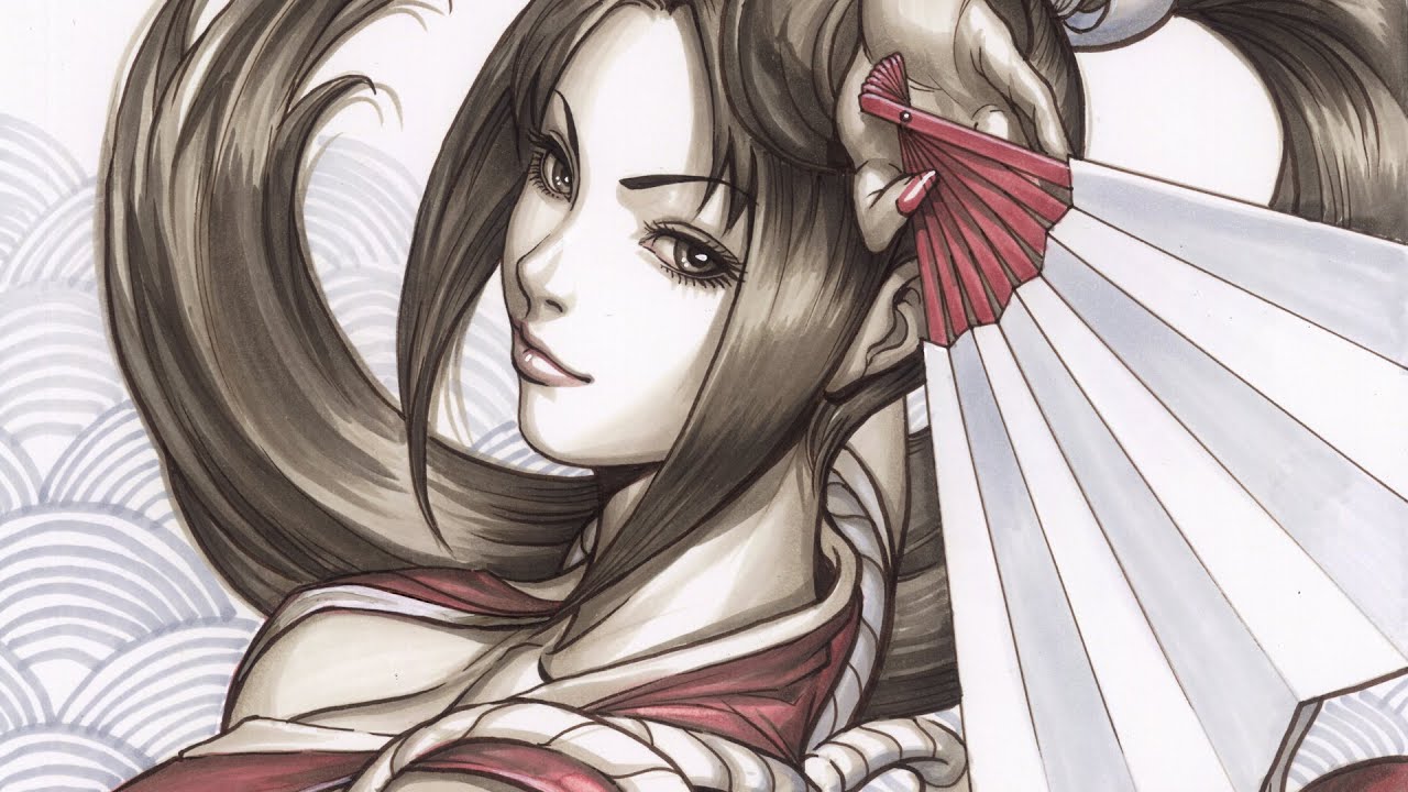 Mai Shiranui Copic Art