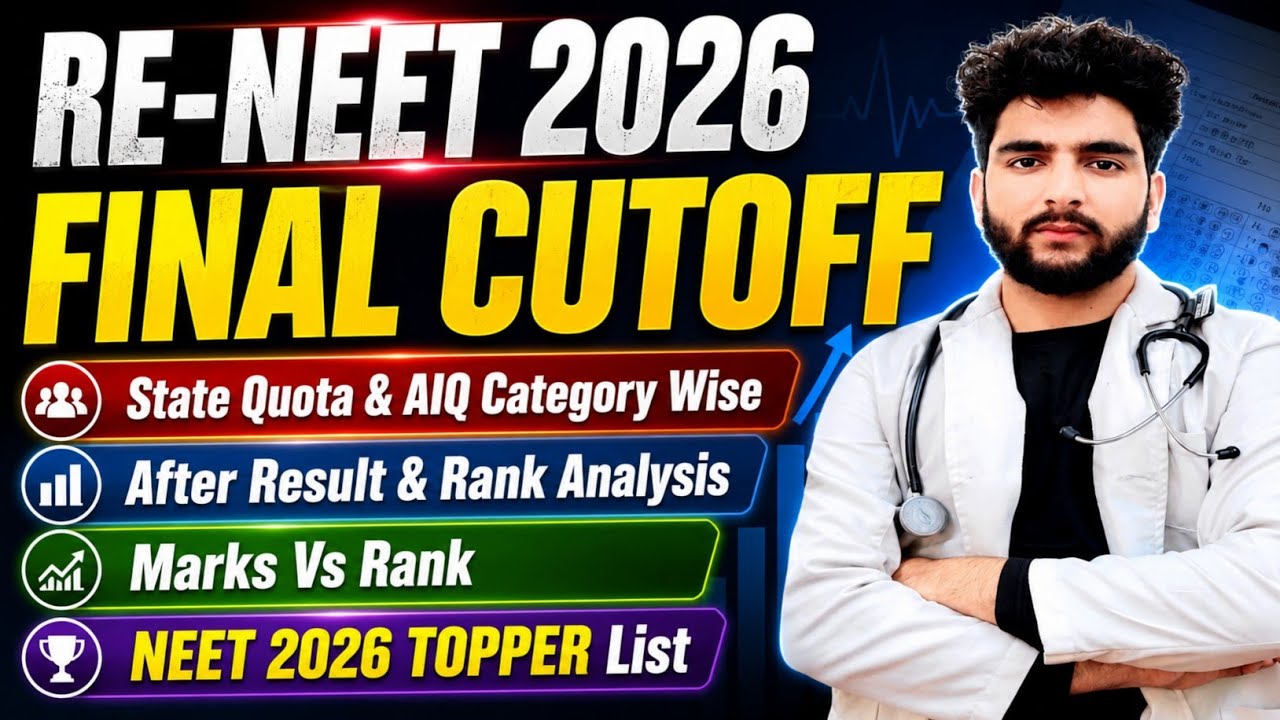 NEET 2026 Final Cutoff🔥 Marks vs. Rank Analysis After Results| NEET 2026 Topper AIR| MBBS BDS AYUSH