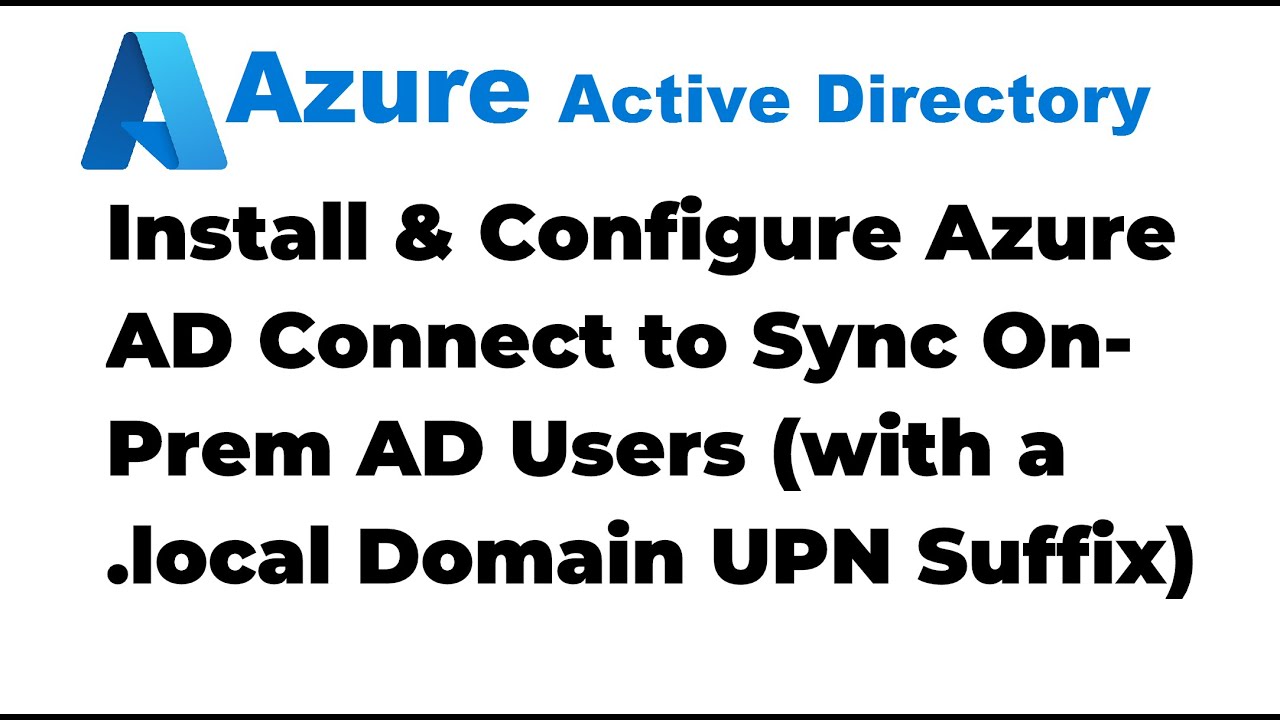 42. Установка и настройка Azure AD Connect для синхронизации локальных пользователей AD