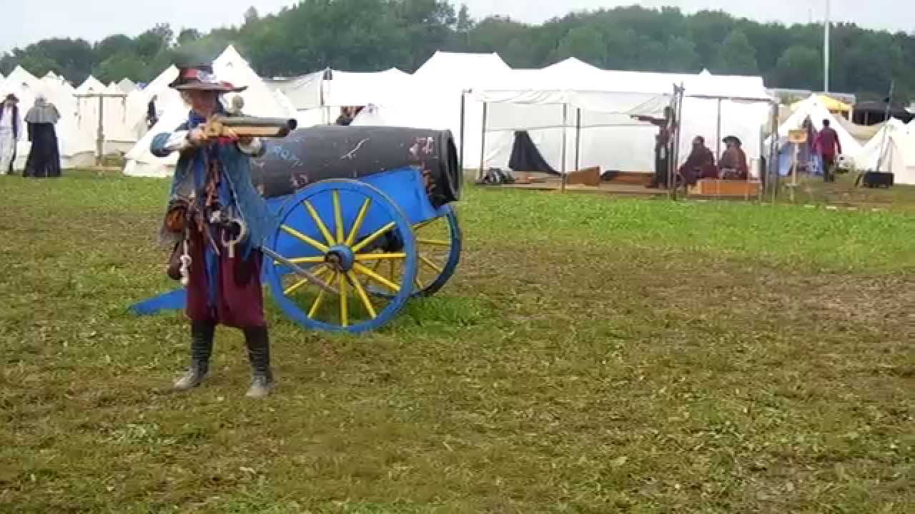Drachenfest 2014 - Arcabuz - Arquebus. Blue Camp.