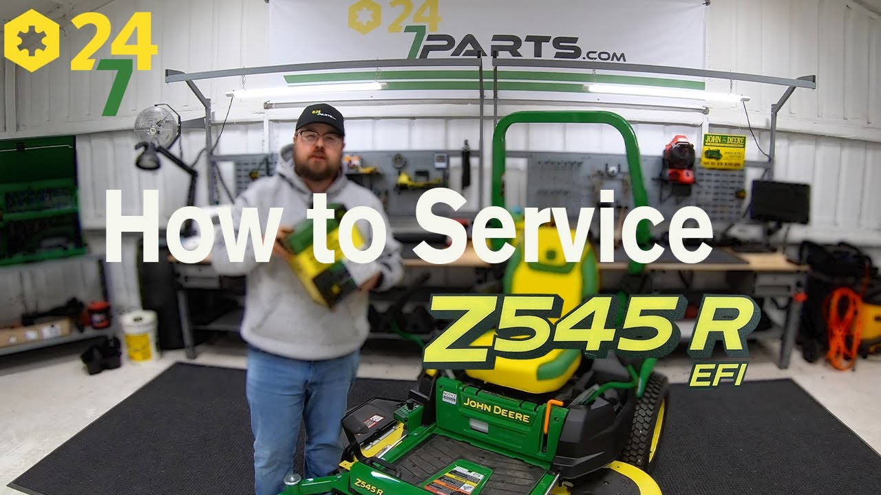 Как установить комплект для домашнего обслуживания John Deere Z545R