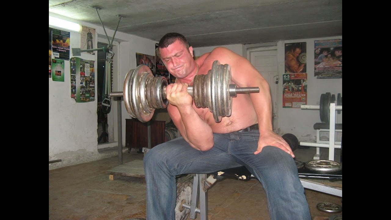 Силовая тренировка Андрея Пушкаря (Andrey Pushkar XGRIP thick bar training)