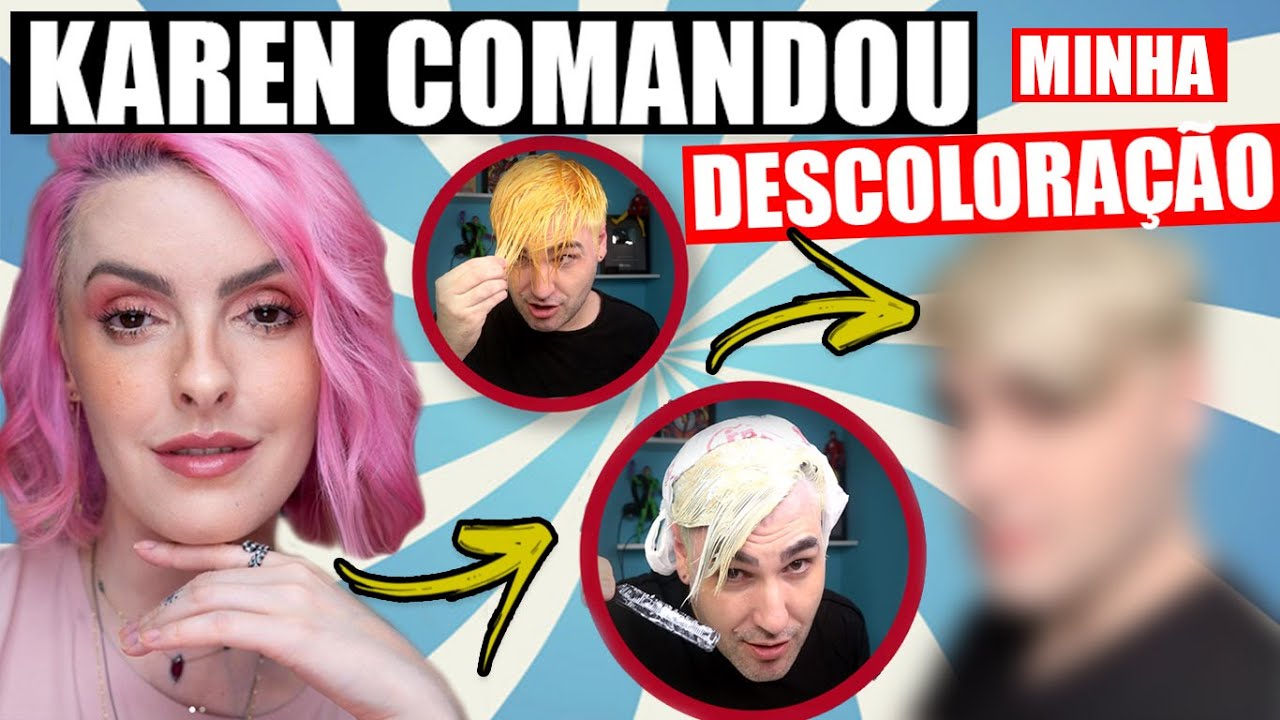 DESCOLORI O CABELO COM AS REGRAS DA KAREN BACHINI | SERÁ QUE DEU CERTO OU DEU RUIM?