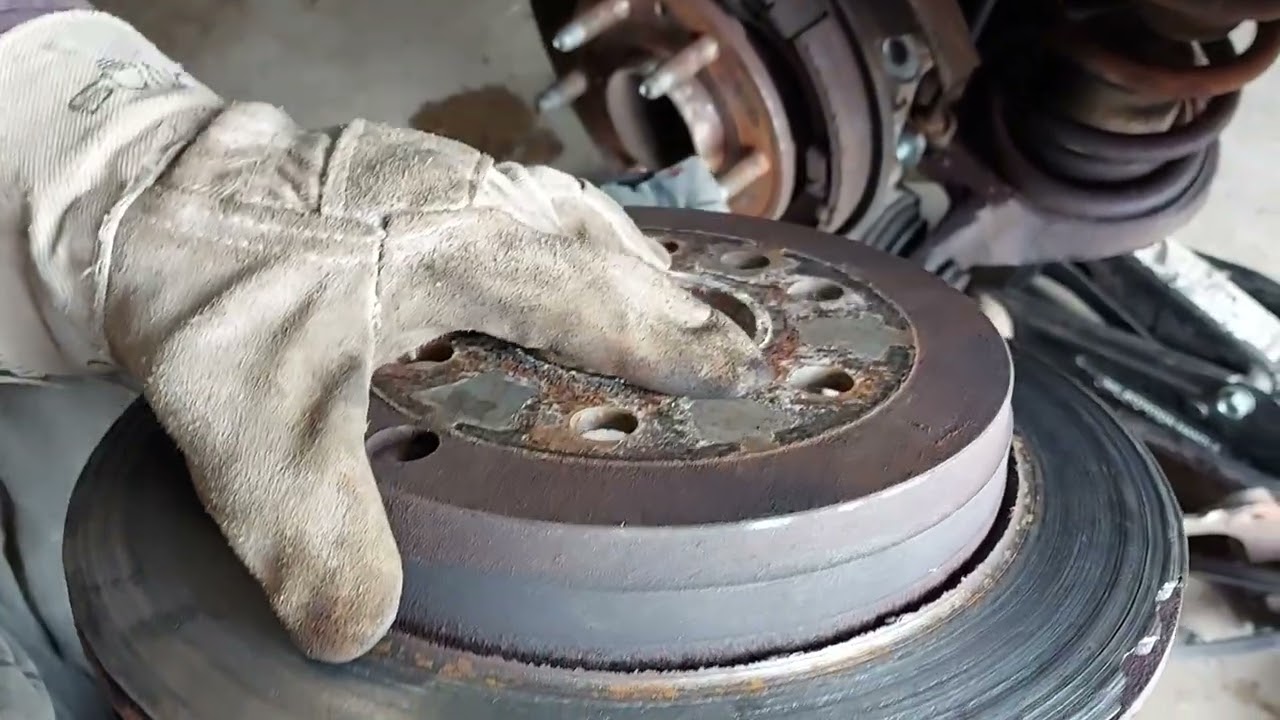 Missing brake pad