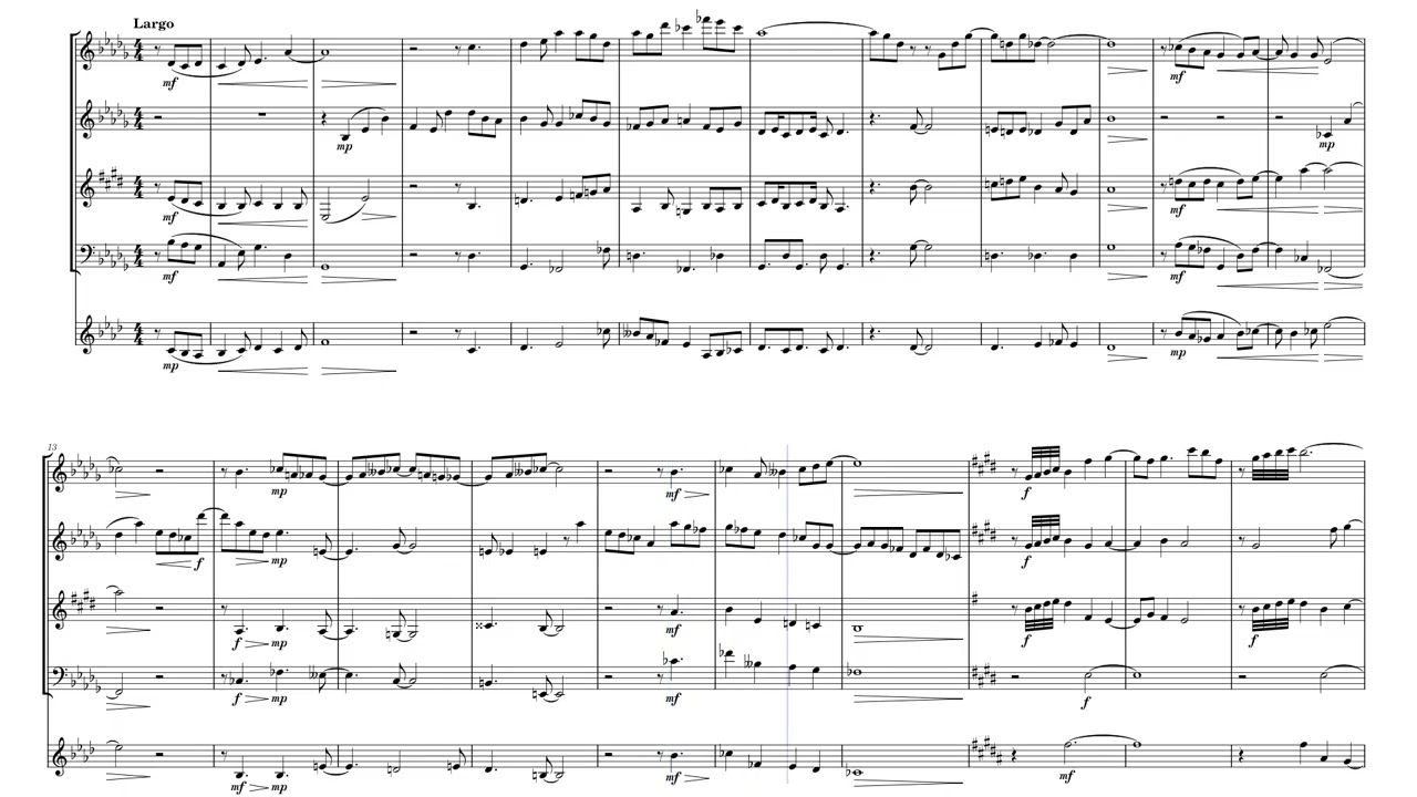 Wind Quintet No.2 In Ab: Introduction