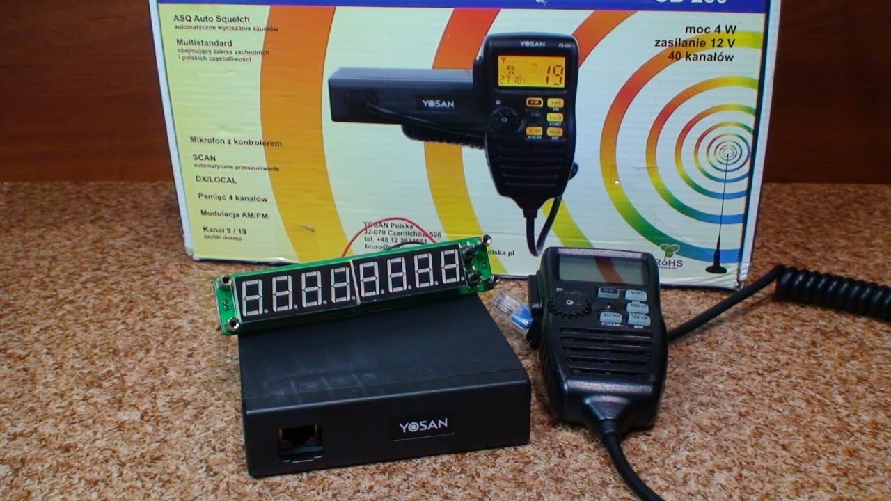 CB Radio Yosan i podpowiedzi innych użytkowników
