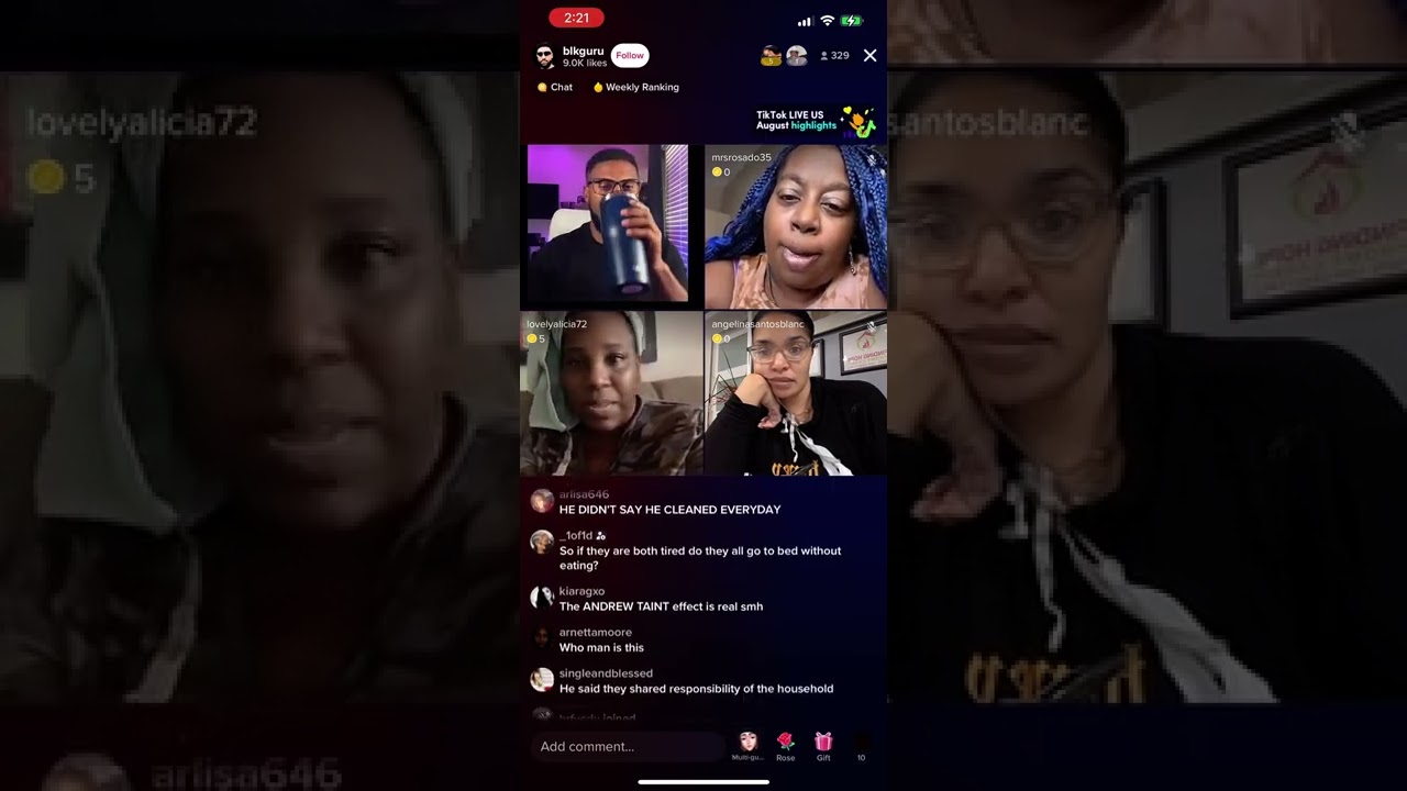 @Blkguru TikTok live Aug 12 2022 pt 1