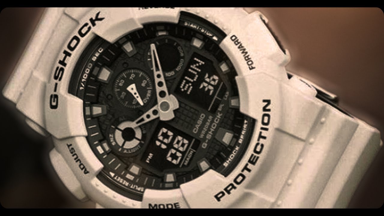 Casio G-Shock Analog-Digital Military Colored Layered Band Series Watch | GA100L-7A