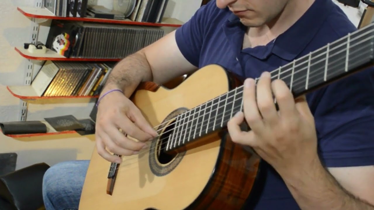 Desplazamiento de la mano derecha Guitarra - Un Método