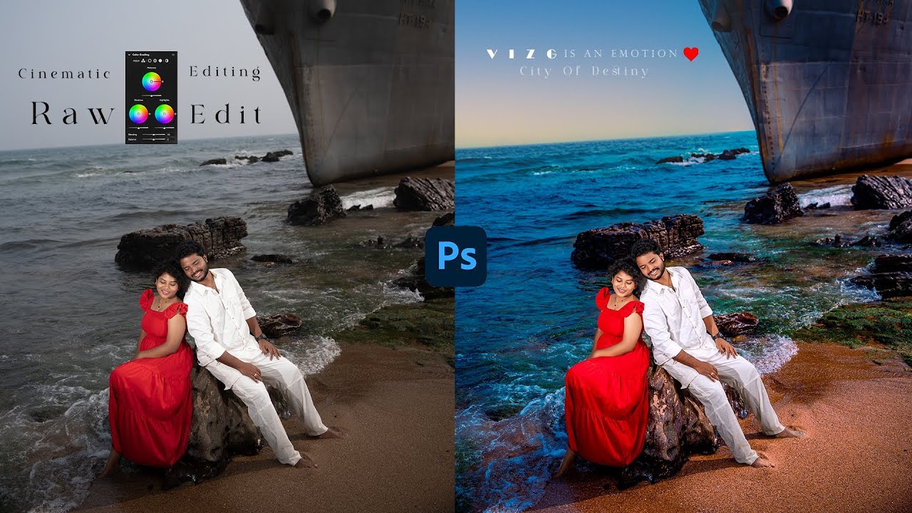 Best Pre-wedding Cinematic Photo Editing In @Photoshop2025@NaniEditz-n9s 🔥🔥 