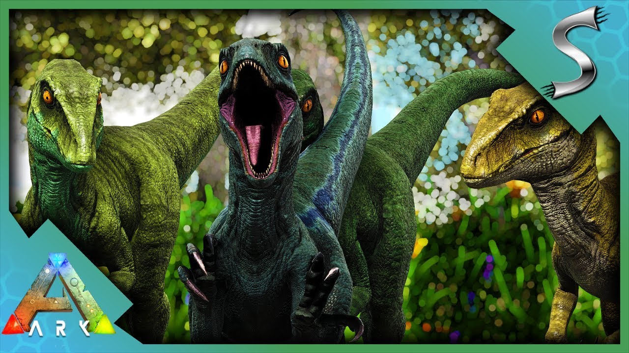 WE FOUND BLUE AND THE OTHER JURASSIC WORLD RAPTORS! - Ark: Jurassic Park [E13]