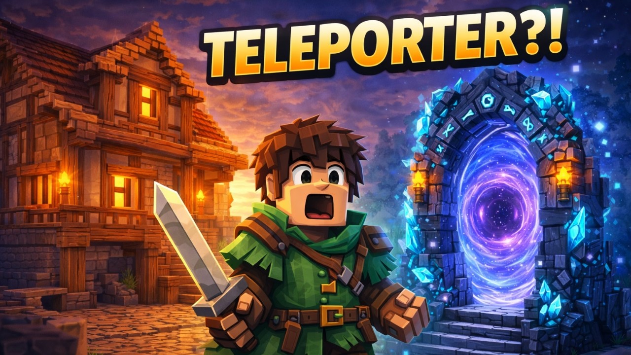 Ich baue einen mysteriösen Teleporter | Hytale First Try #11