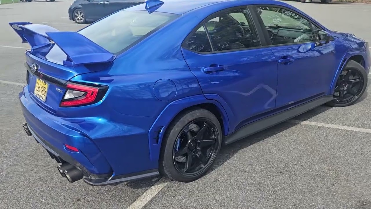 22+ WRX Full Carbon Fiber Bumper Painted