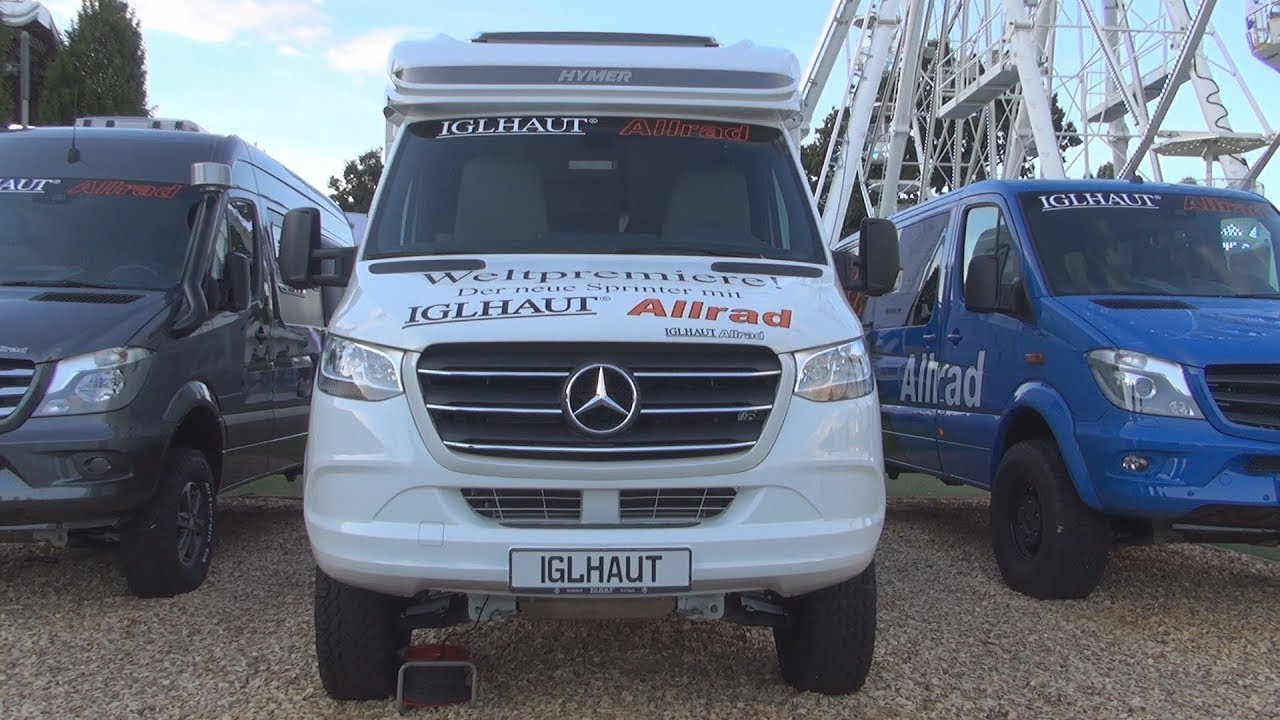 Mercedes-Benz Sprinter Hymer ML 580 Iglhaut Allrad (2019) Exterior Walkaround