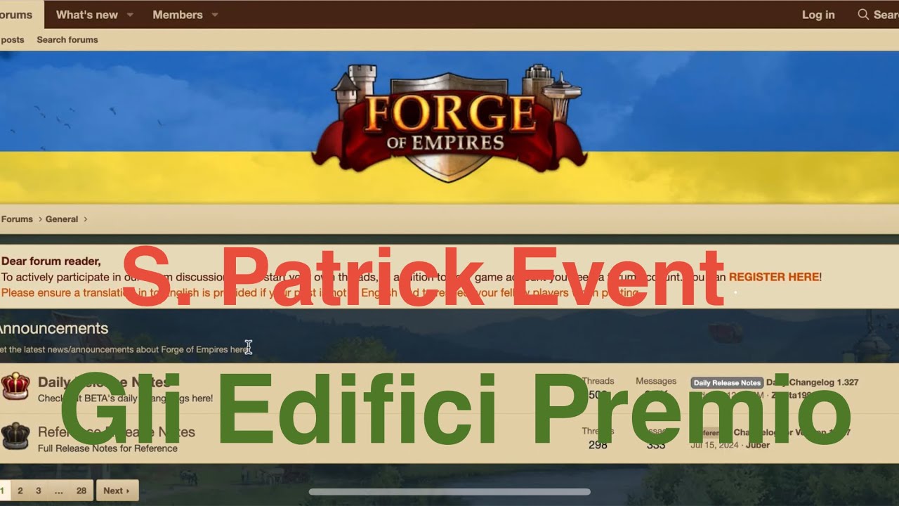 Forge of Empire: Evento S. Patrik 1 - Gli edifici premio.