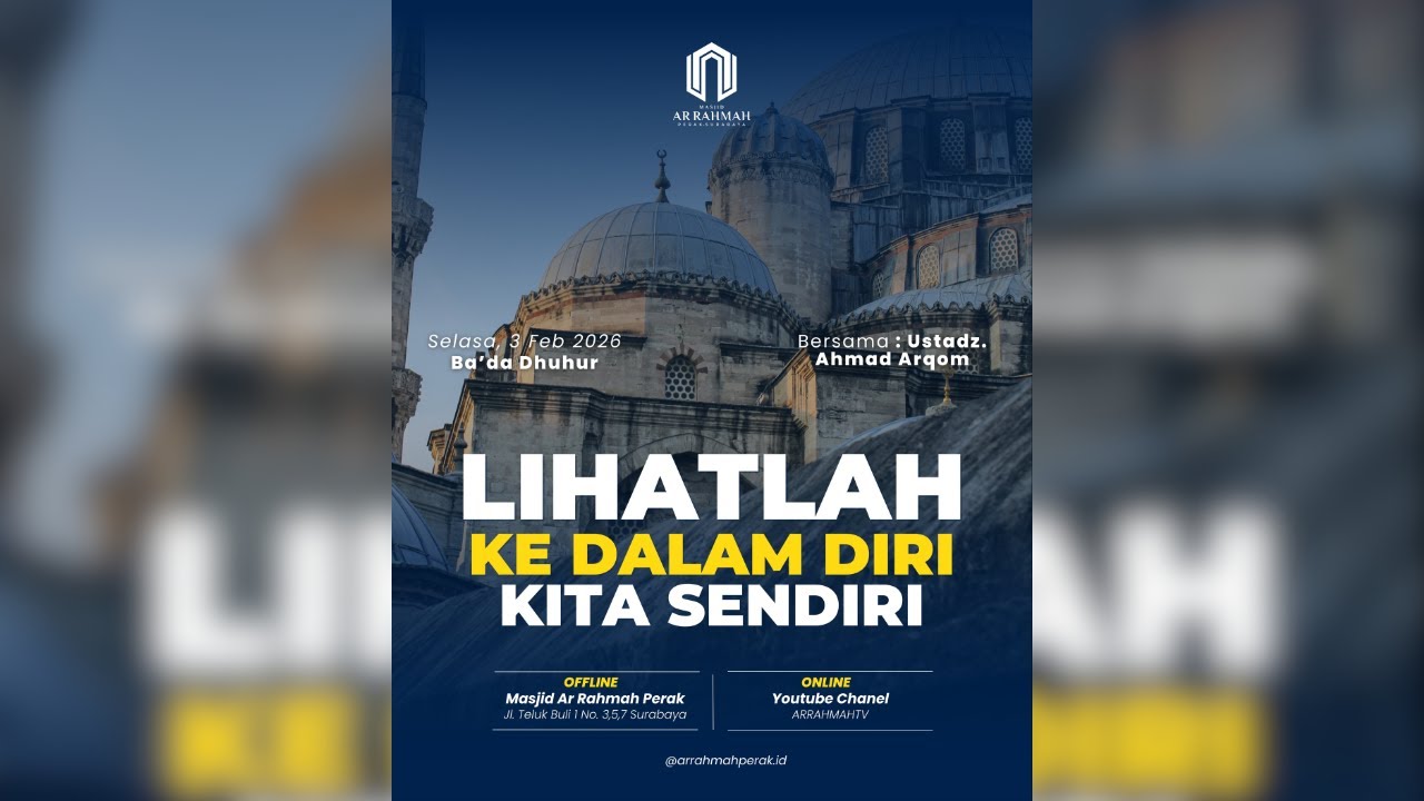 LIVE - KAJIAN TEMATIK || Ustadz. Ahmad Arqom