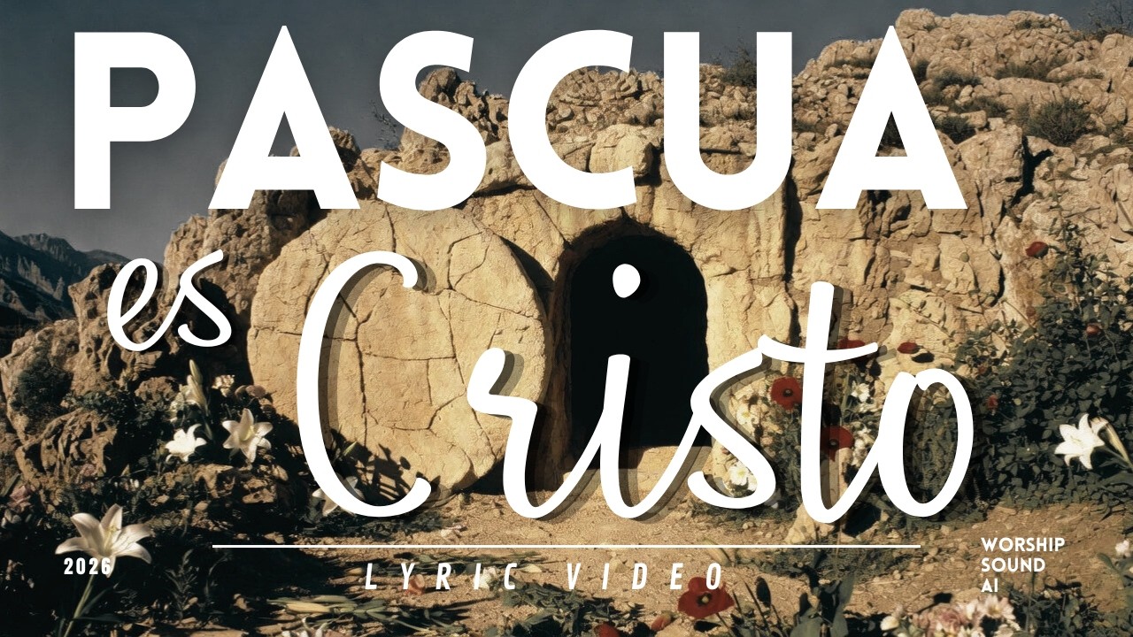 Pascua es Cristo 🕊️ | Worship Sound AI (Official Lyric Video)
