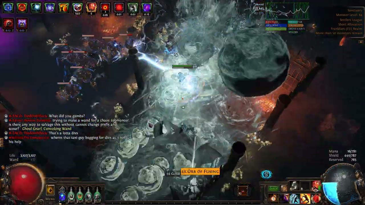 Infernal Blow Elementalist T17 Scarab's farming