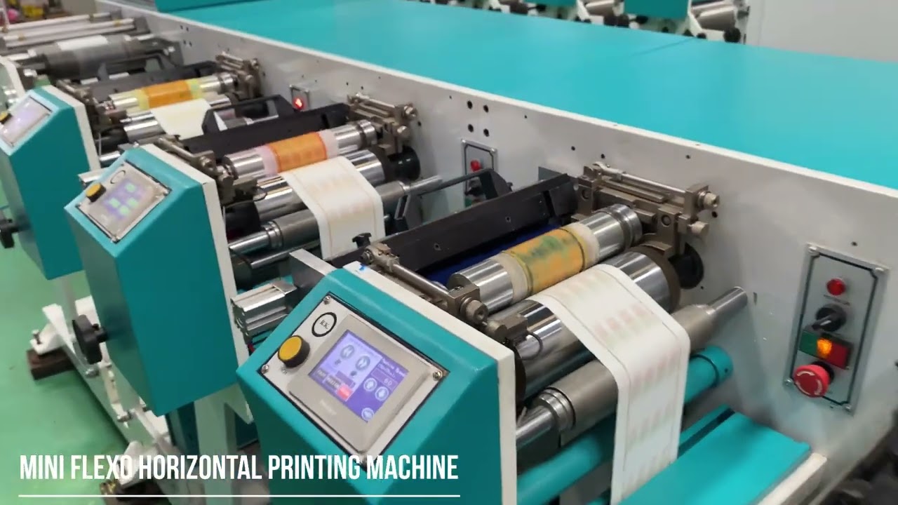 Mini Flexo Horizontal Printing Machine (4 Colour)