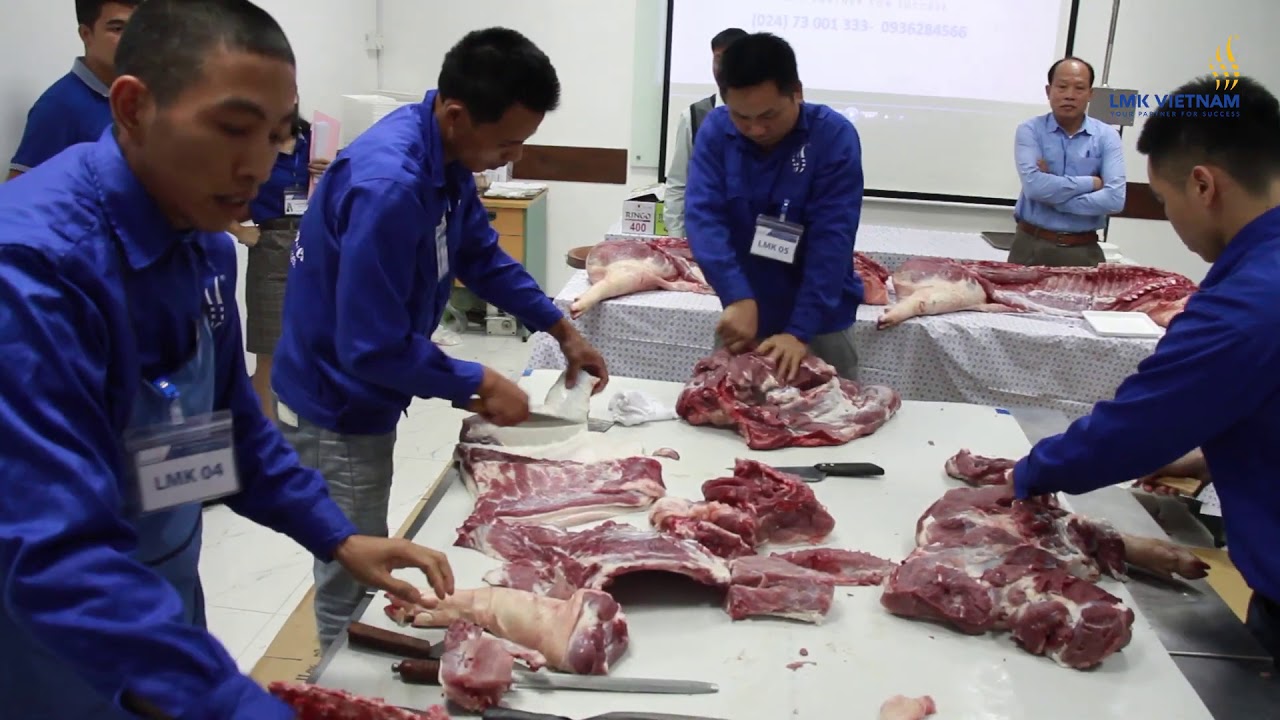 Vietnam Manpower provided butchers and food packaging workers for a food company in Romania