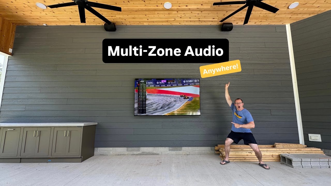 Smart Home Outdoor Audio Setup! // WiiM Pro Plus + Patio TV = Multi-Zone Sound
