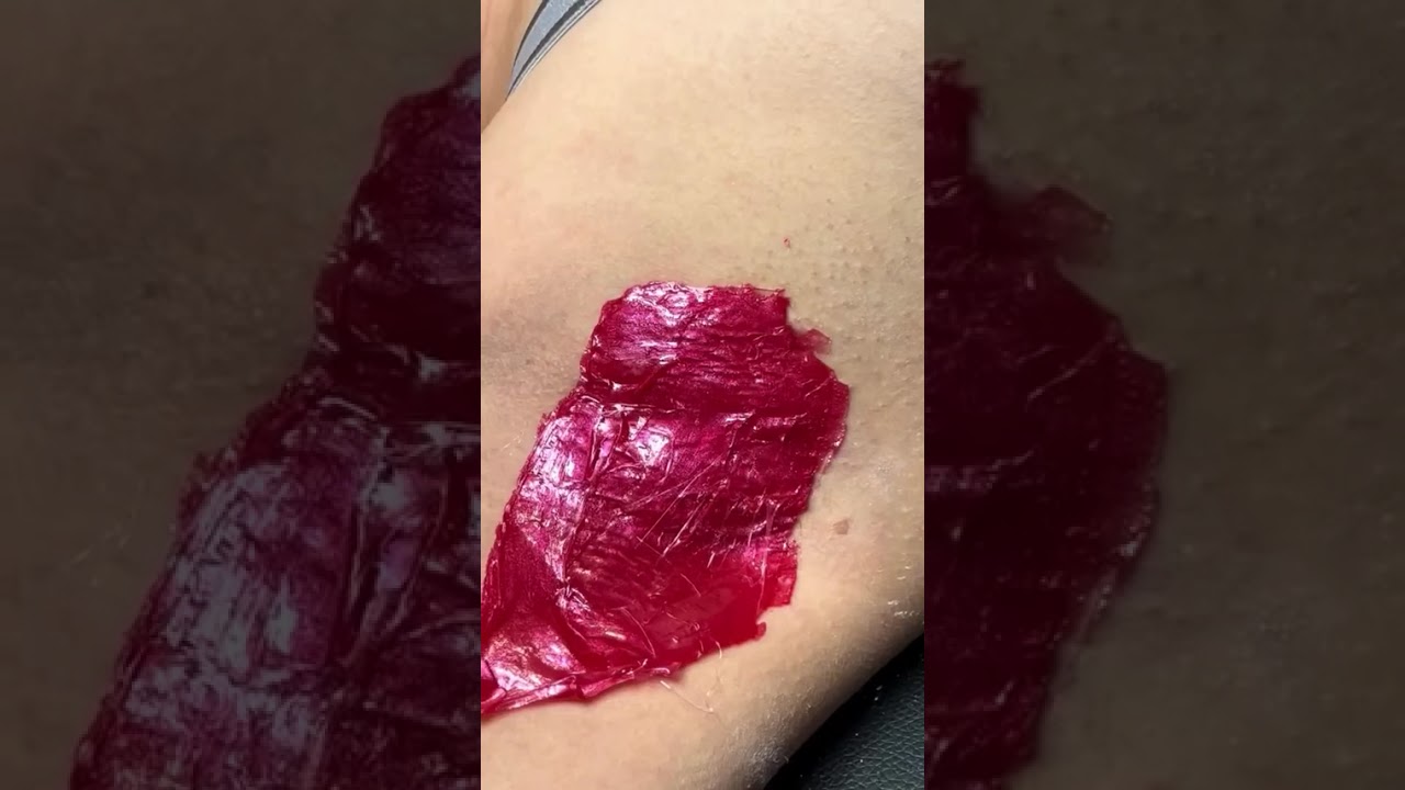🍒 Underarm Waxing in Illinois Using Sexy Smooth Cherry Desire Hard Wax | @ezioesthetics Slays It!