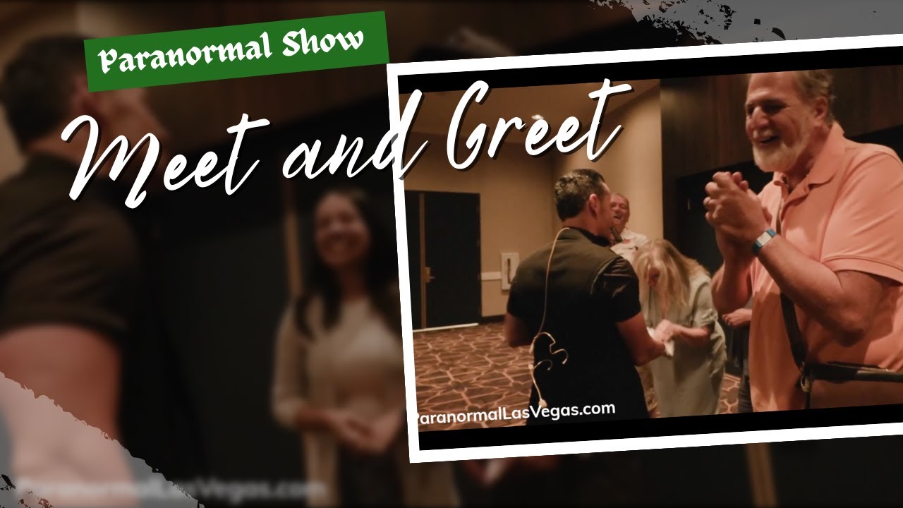 Meet and Greet With Frederic Da Silva at the Horseshoe after the show Paranormal Mind reading Magic.