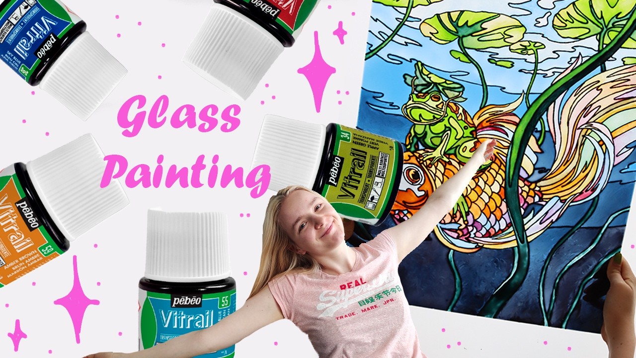 I Ruined the Glass… But Made a Beautiful Stained Glass Painting! (Pebeo Vitrail)